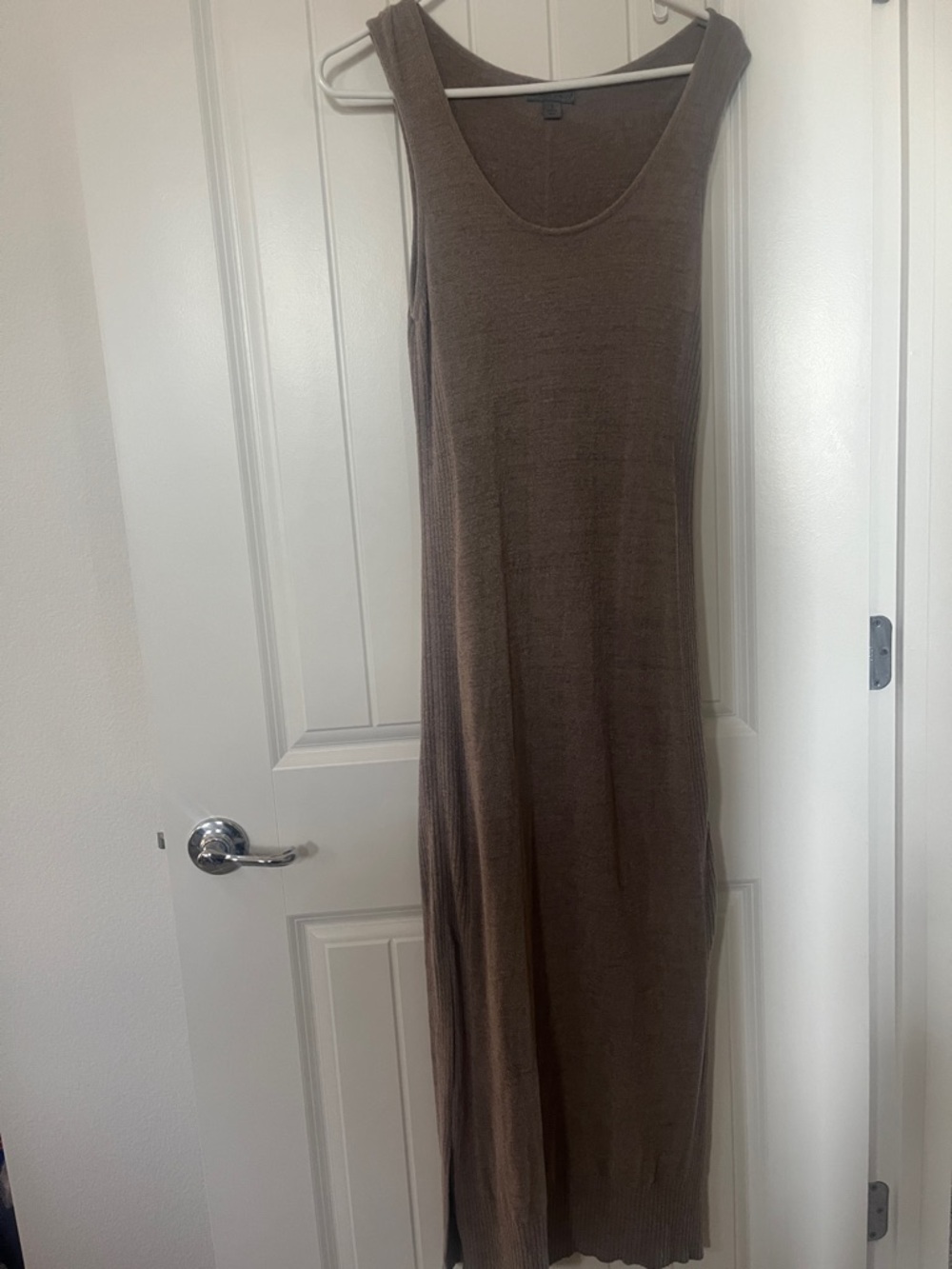 Barefoot Dreams Brown Sleeveless Maxi Tank Dress